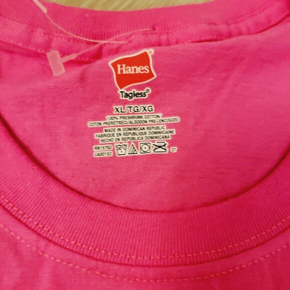 Women's University of Michigan Wolverines College Short Sleeve Shirt Sz XL Pink - Picture 3 of 4